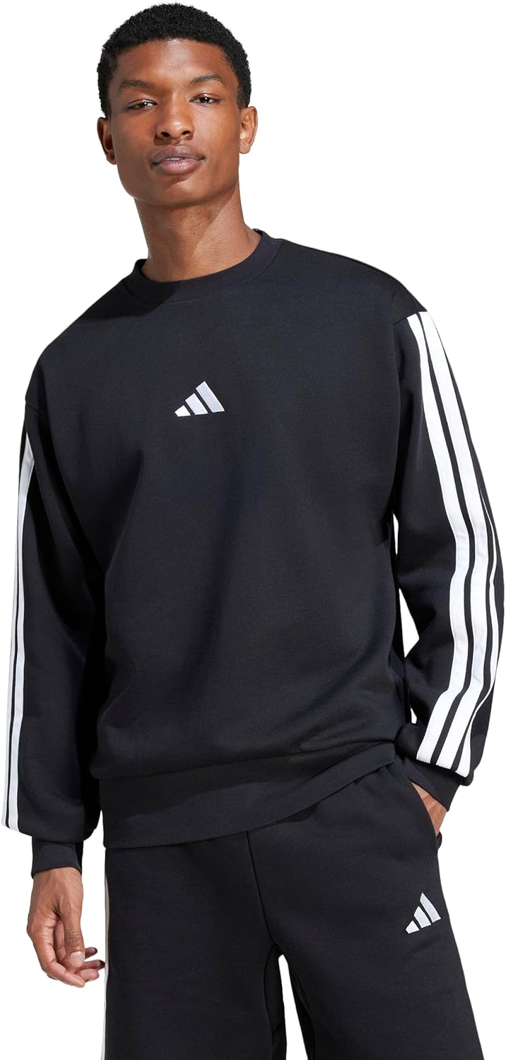 adidas Men's Essentials 3-Stripes Fleece Sweatshirt Review