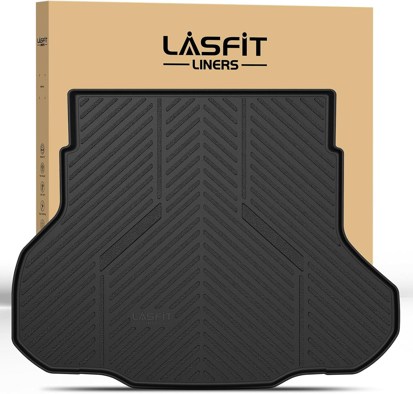Custom Fit LASFIT Cargo Mat for Kia K4 2025 - All Weather Protection