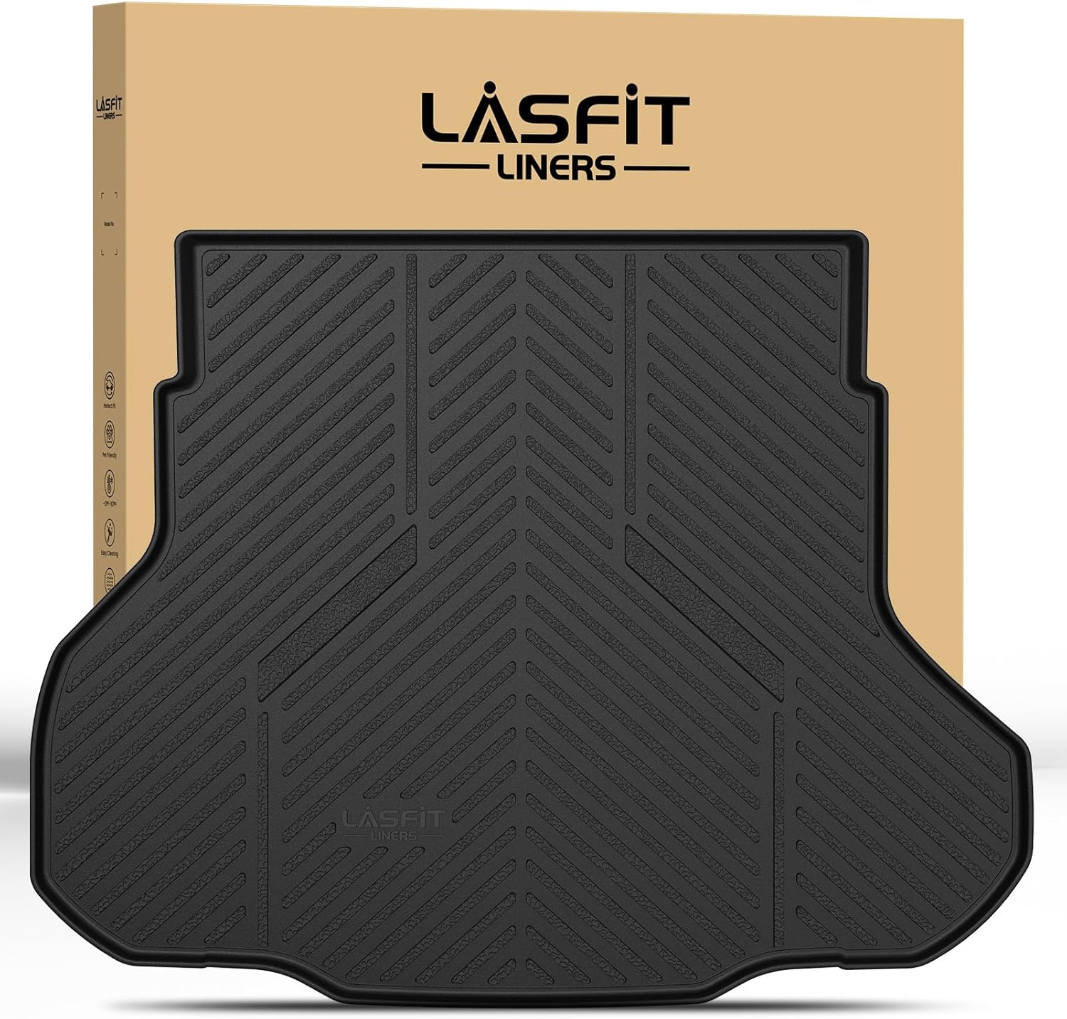 Custom Fit LASFIT Cargo Mat for Kia K4 2025 - All Weather Protection