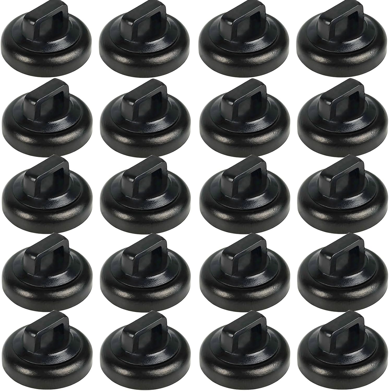 Secure Cable Management Solution - Magnetic Zip Tie Mounts x20