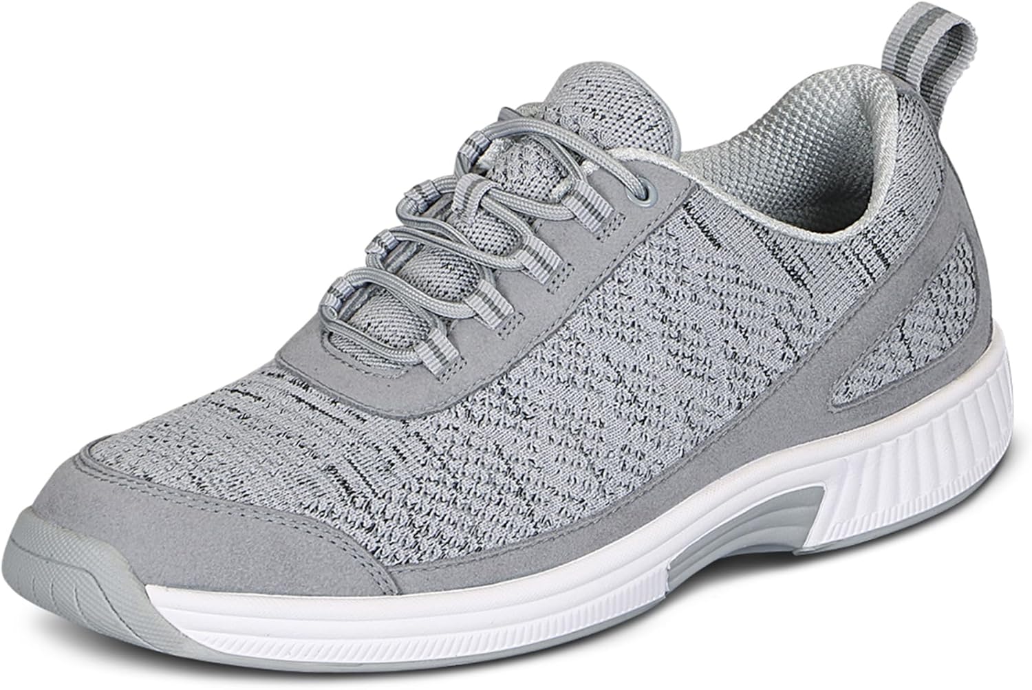 Orthofeet Men's Orthopedic Knit Lava Sneakers for Comfort