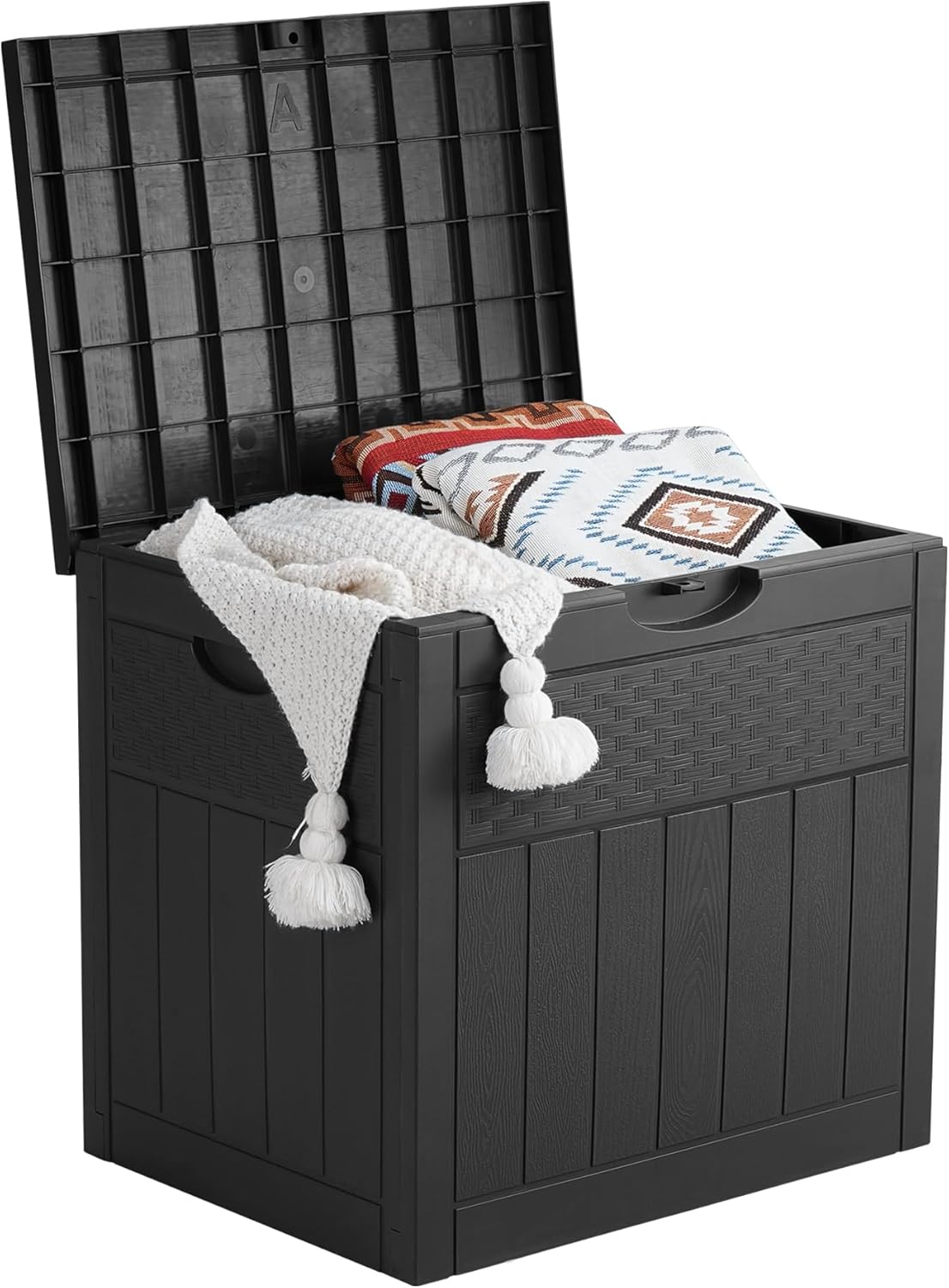 33 Gallon Deck Box for Outdoor Storage, Waterproof and Secure