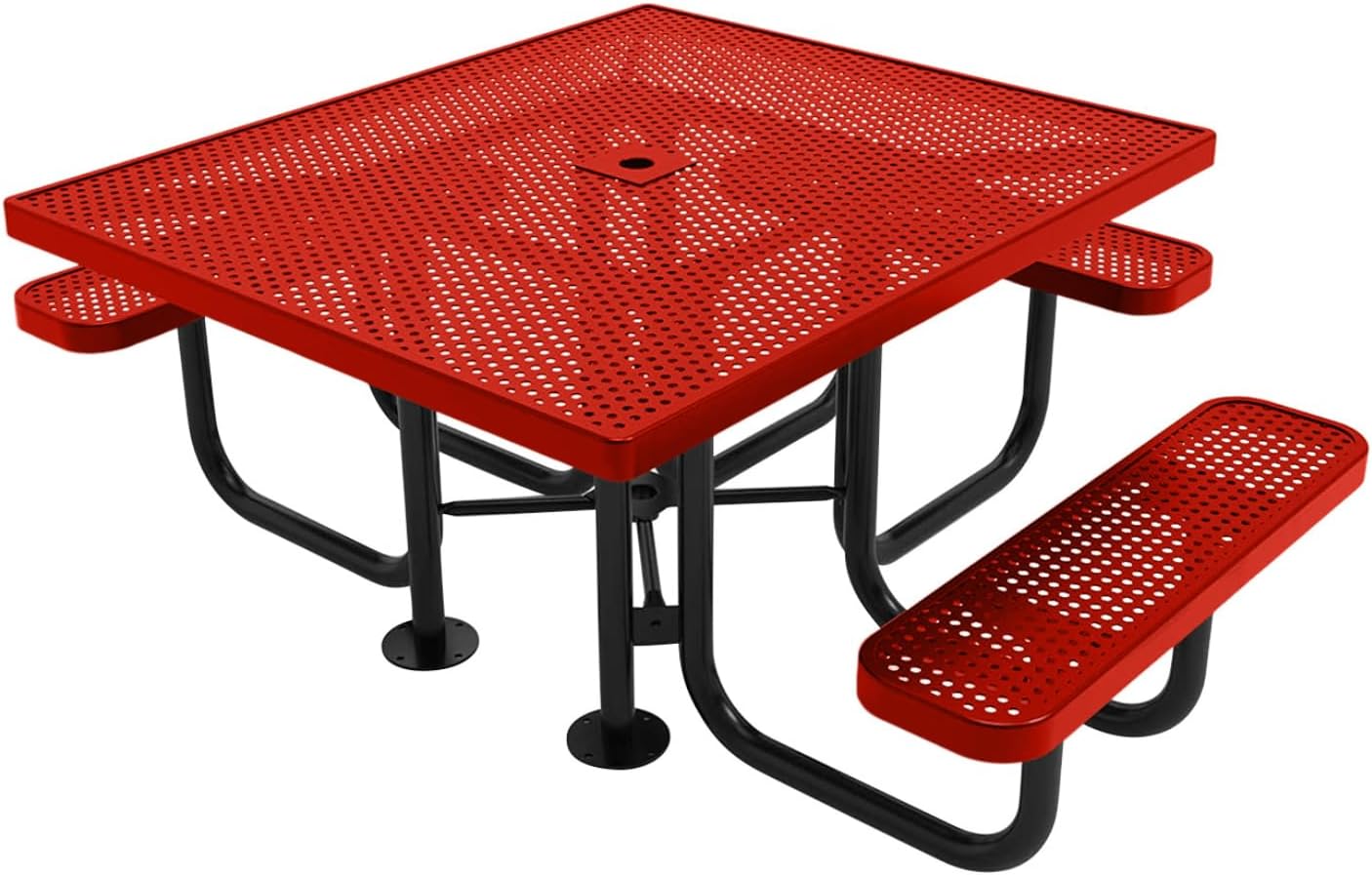 Durable ADA-Compliant Outdoor Picnic Table with Umbrella Hole 46ft