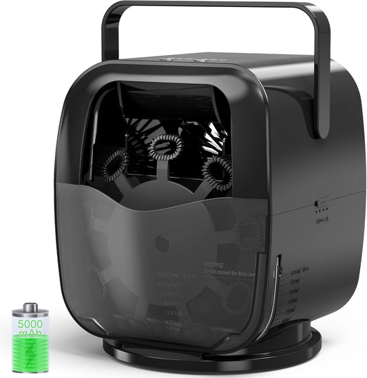 KIDWILL Rechargeable Bubble Machine for Endless Fun Outdoors