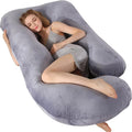 60 Inch Full Body Pregnancy Pillow U Shaped - Cooling Support