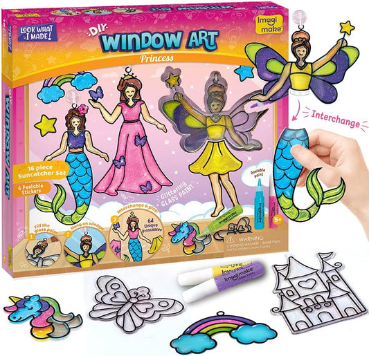 Princess Window Art Kit | Suncatcher Crafts Gift