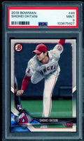 Shohei Ohtani Rookie Card 2018 Bowman #49 PSA 9 - A Must-Have