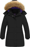 wantdo Girl's Winter Coat Long Puffer Jacket with Hood - Warm