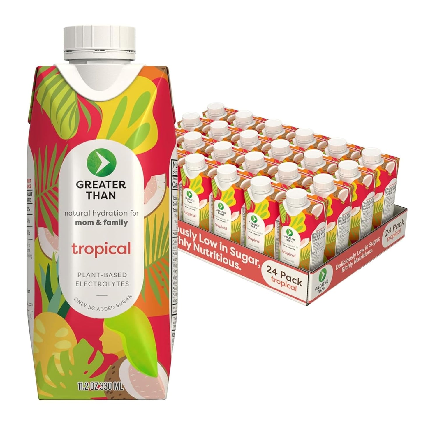 Greater Than Nutrient Hydration Beverage for Gut Health & Energy