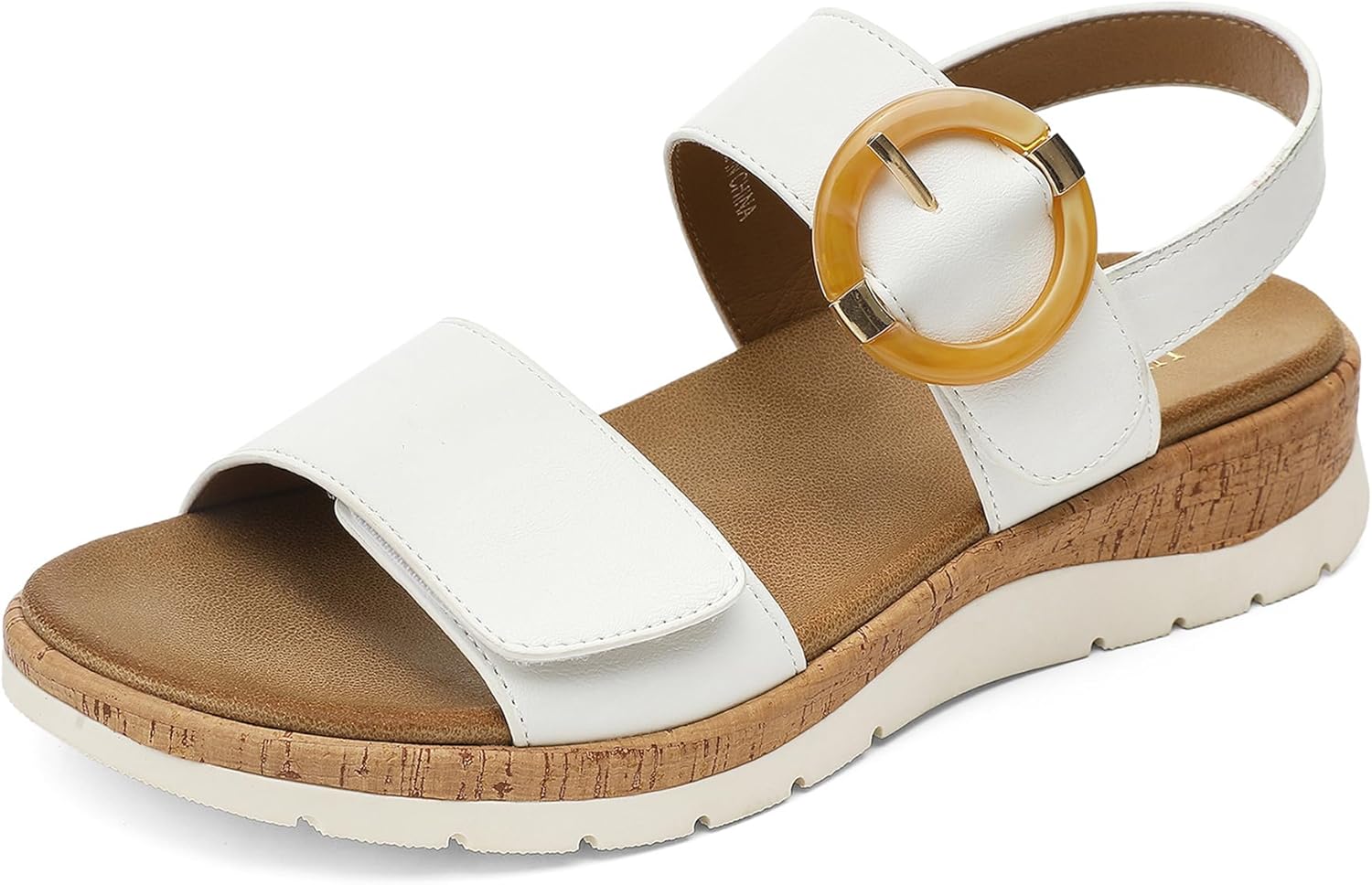 UBFEN Womens Flat Sandals with Arch Support for Summer Comfort