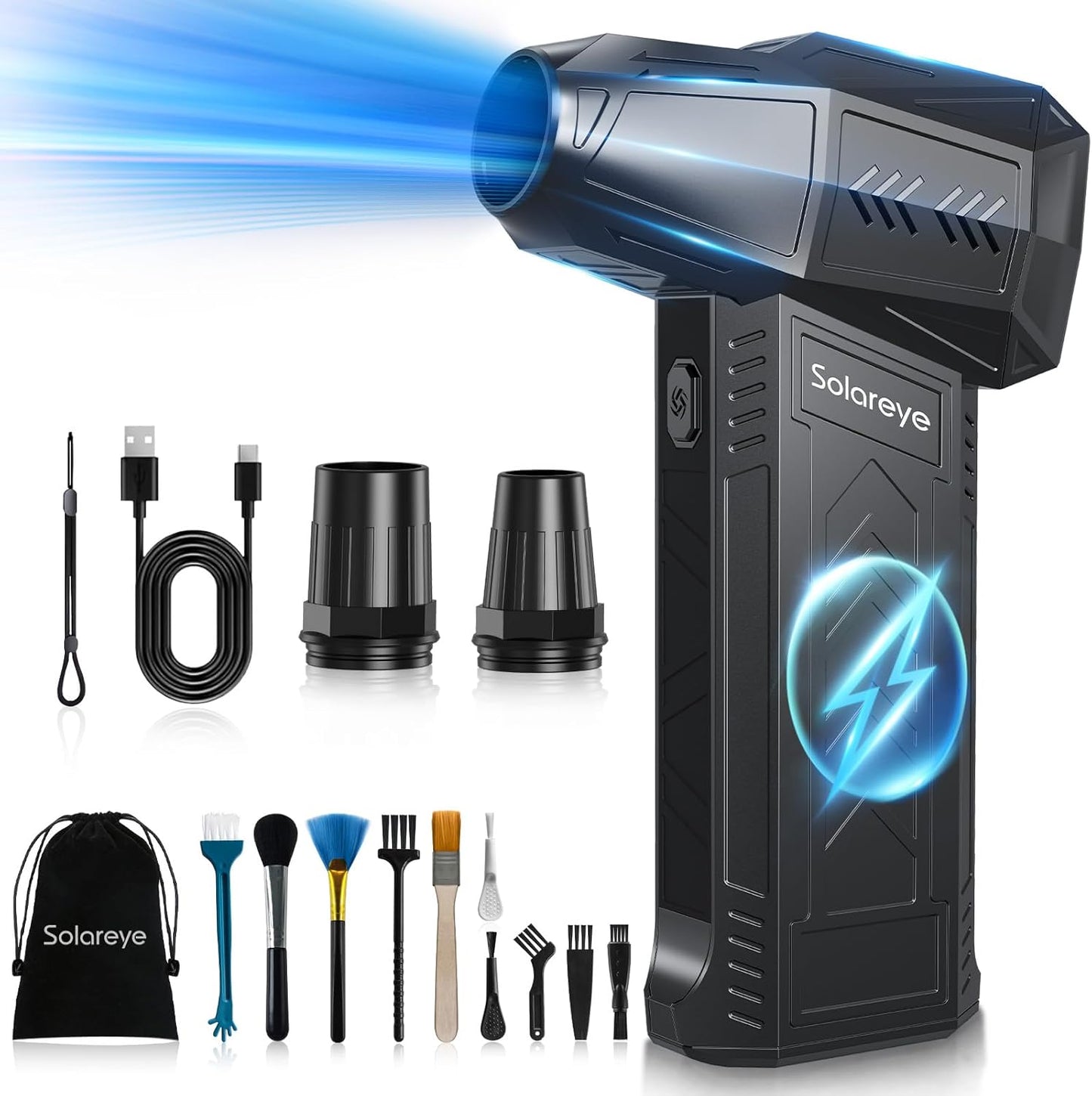 High-Speed Compressed Air Duster for Effective Cleaning Tasks