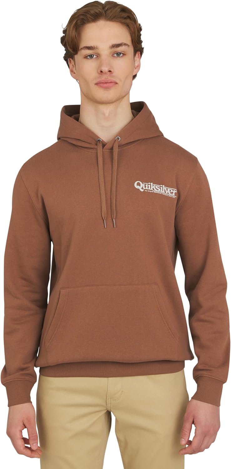 Quiksilver Men's Regular Fit Super Soft Fleece Hoodie for Comfort