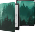 MoKo Case for 7ft Kindle Paperwhite 2024 - Slim Green Forest