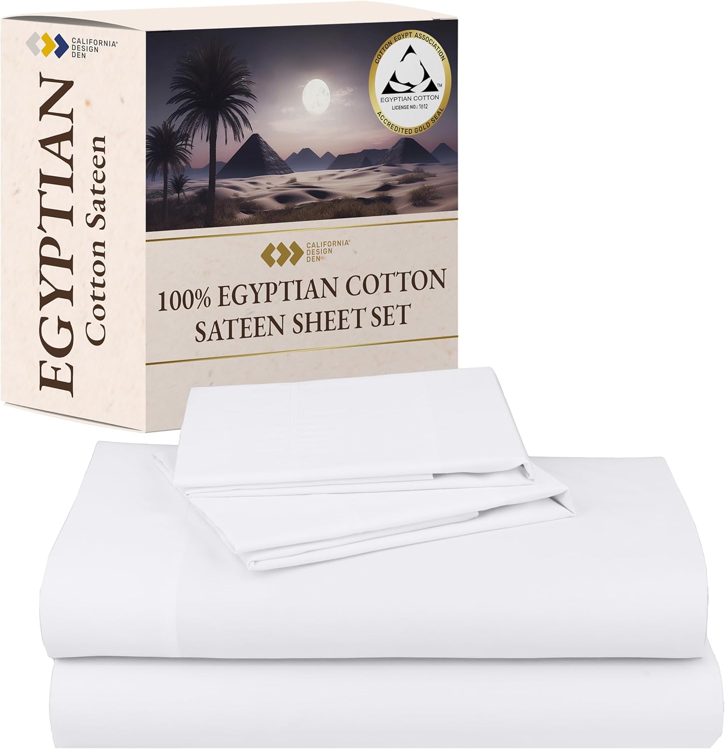 Luxury Egyptian Cotton King Size Sheets Set for Ultimate Comfort