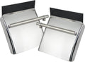Stainless Steel Quarter Fender Set 24x24 in - Durable Semi Truck Pair