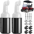Rattle-Proof Golf Cart Sand Pots, Easy Install, Fits All Models - 2PCS