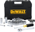 DEWALT Mechanics Tool Set 84 Piece SAE/Metric - Low-Profile Ratchet