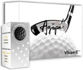 agape White DuraPlus Golf Balls, Dual Core