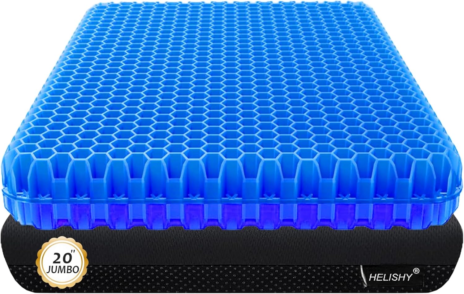 20 in Gel Seat Cushion for Long Sitting Pressure Relief