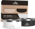 Stainless Steel Dog Bowl Set of 2 for Feeding and Hydration