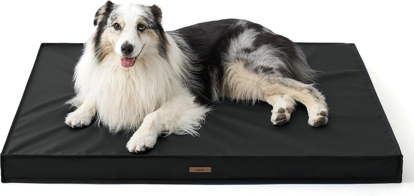 Lesure Outdoor Waterproof Dog Bed for Large Dogs with Comfort