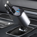 Retractable Car Charger 100W 4-in-1 Fast Car Charger - Retractable