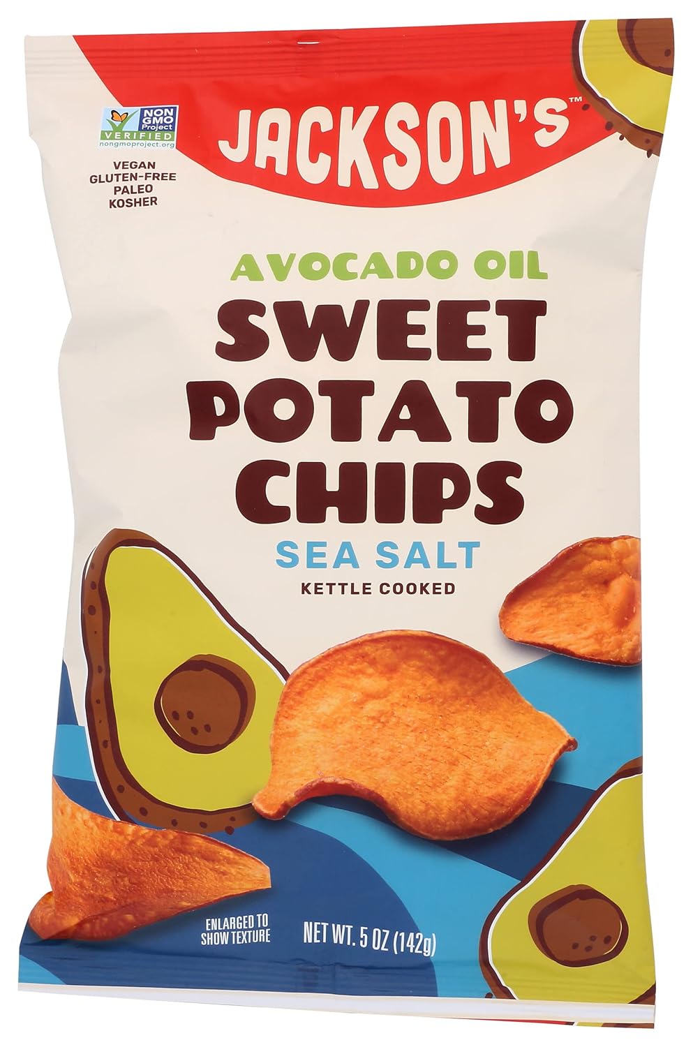 Jacksons Sweet Potato Chips with Avocado Oil and Sea Salt