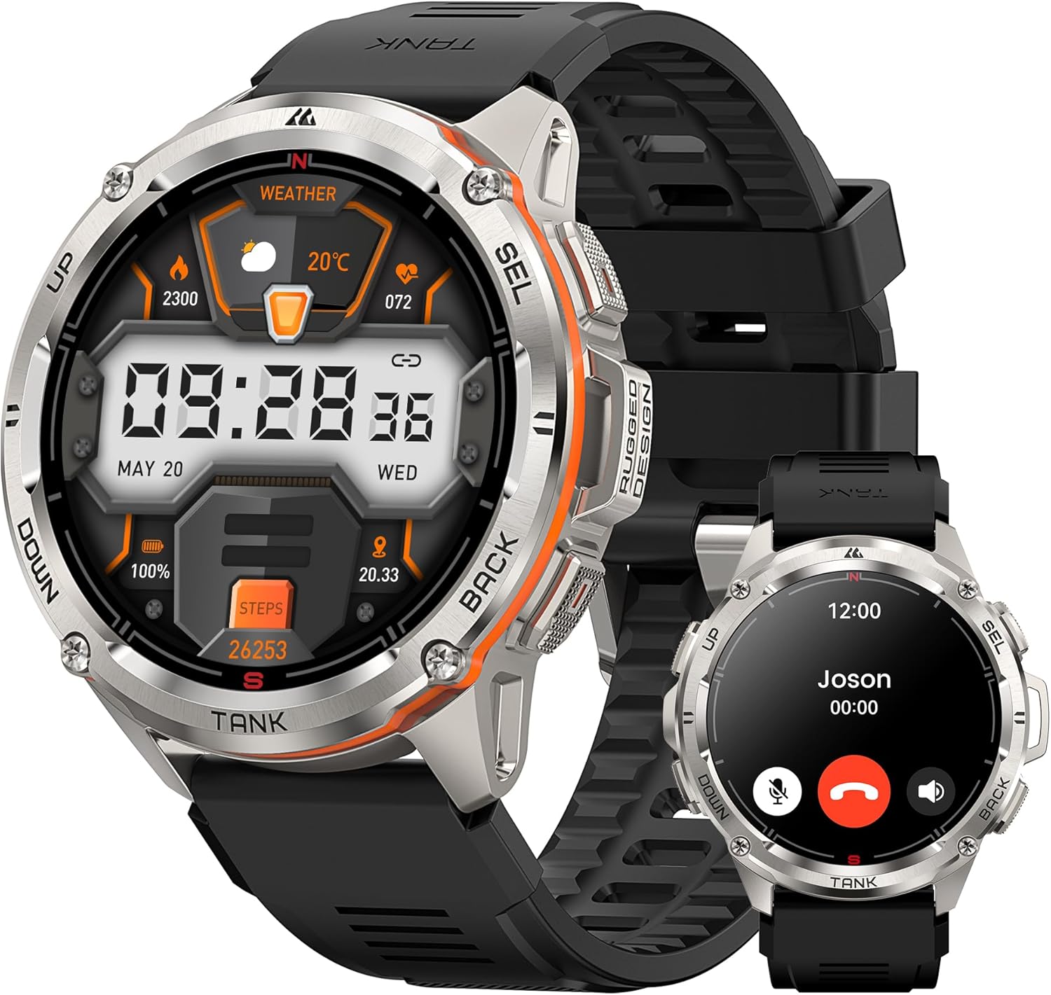 KOSPET Tank T3 Ultra Smart Watch GPS for Men - Rugged & Reliable