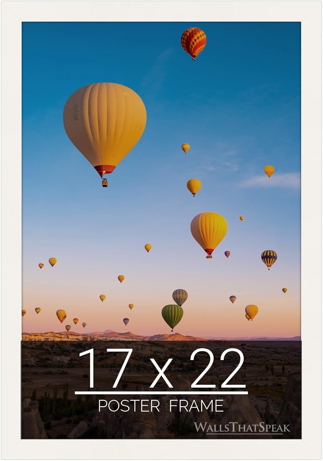 17x22 White Picture Frame for Puzzles Posters Photos Artwork