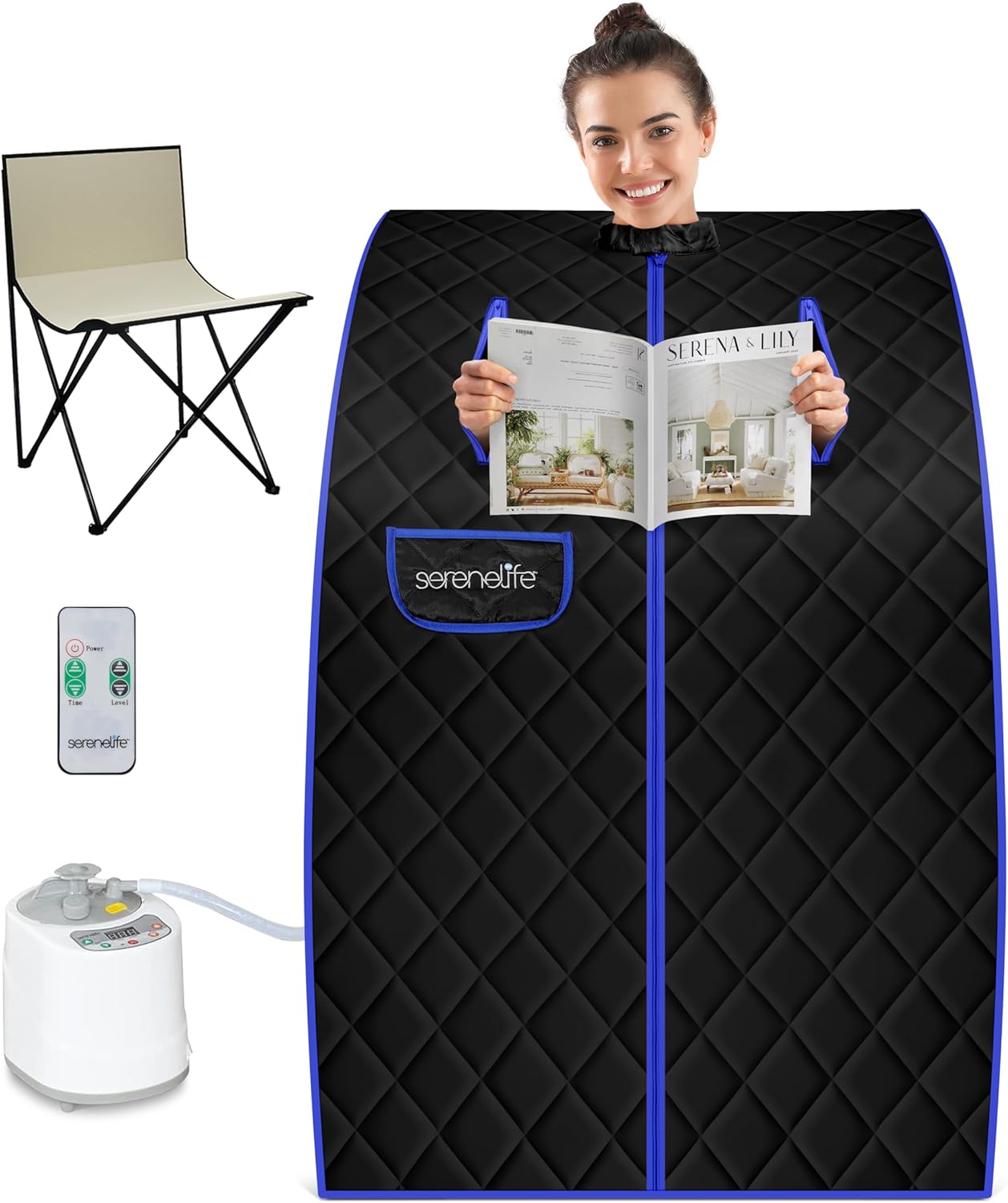 Detox in Style: Portable Steam Sauna with Remote Control