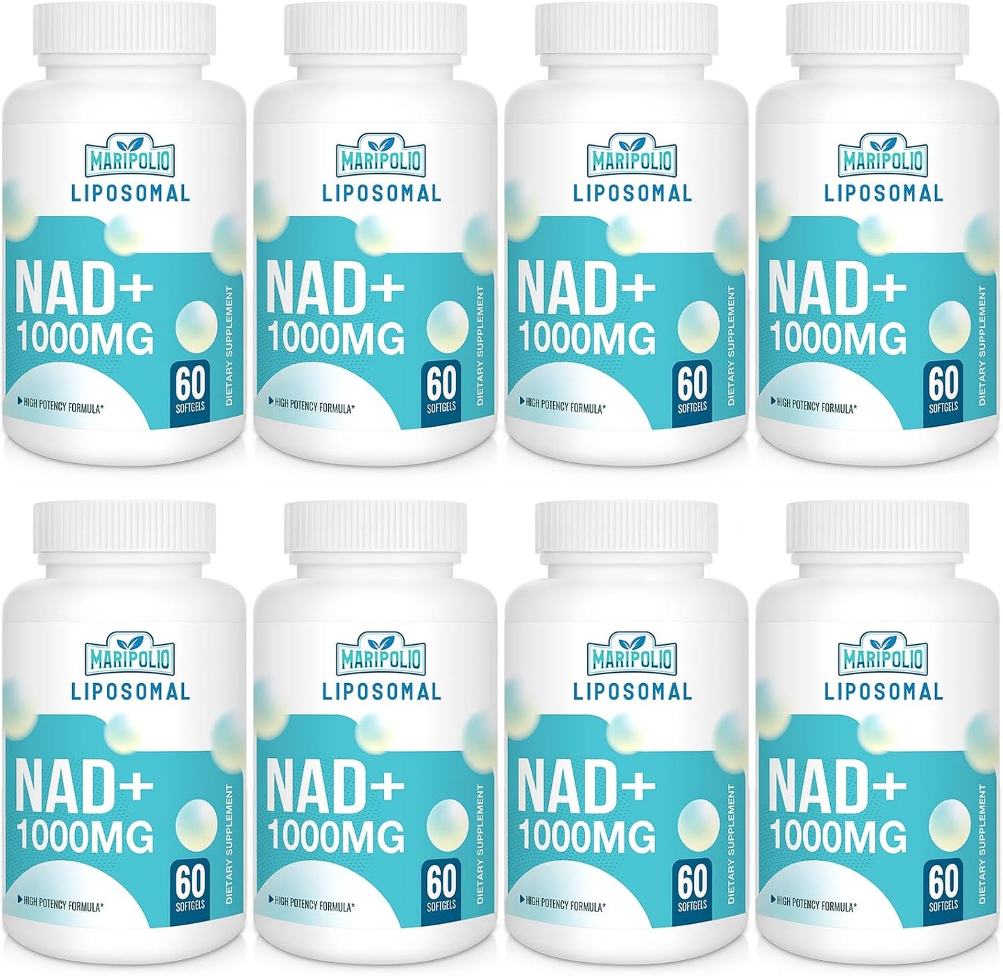Liposomal NAD+ Supplement 1000 mg for Energy and Brain Function