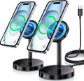 Fast Charge Duo: Mag-Safe 15W Wireless Stand for iPhone & AirPods