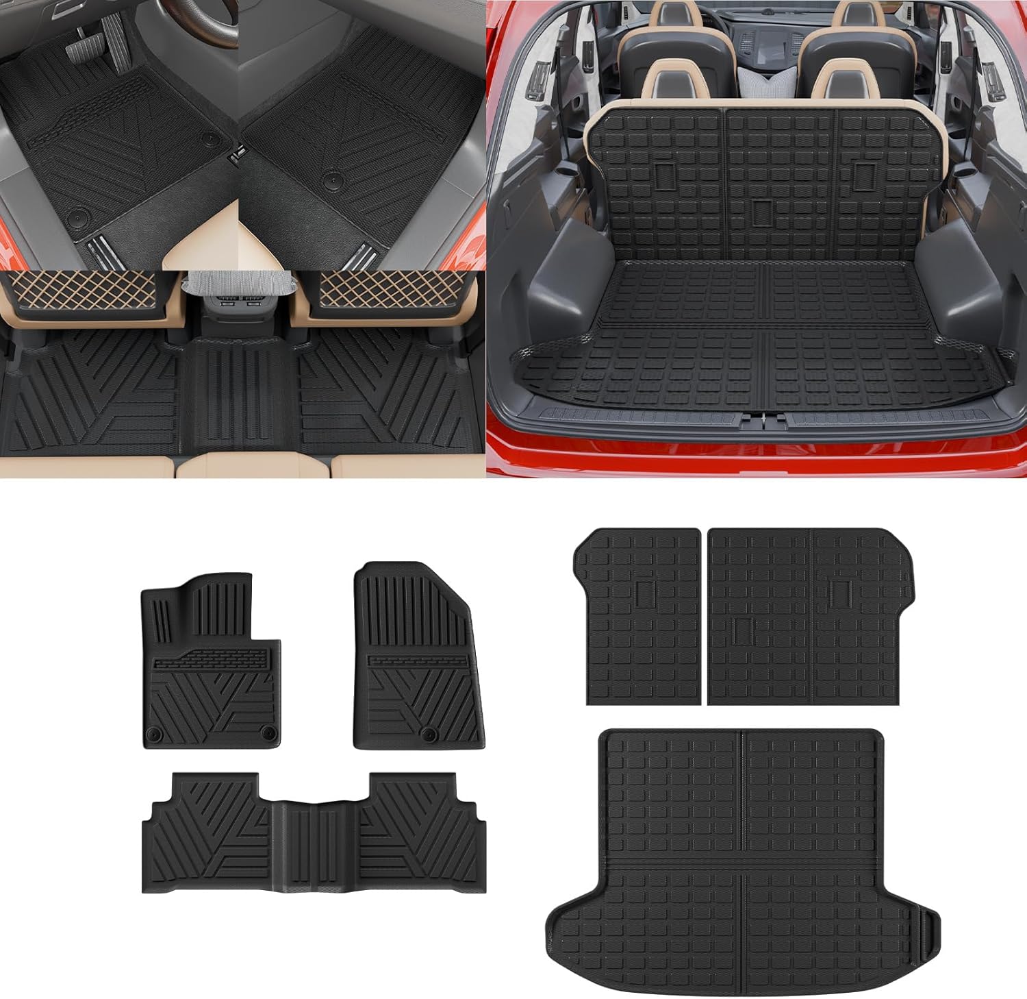 All Weather Floor Mats for 2023 2024 2025 2026 Kia Sportage