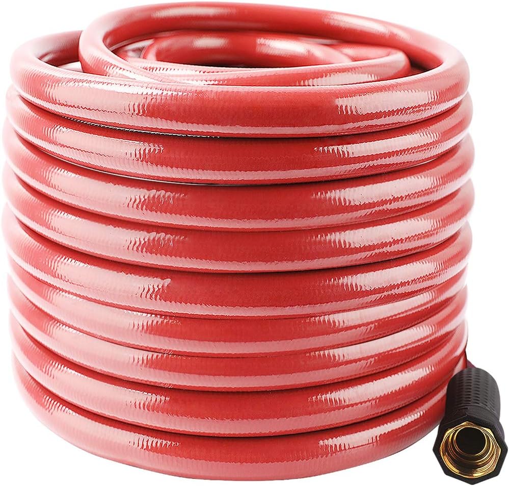 Solution4Patio Long Red Garden Hose 5/8 in. x 100 ft. Review