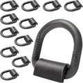 12Pcs Heavy Duty 12000LBS Trailer Weld-On Forged D Ring Tie Down