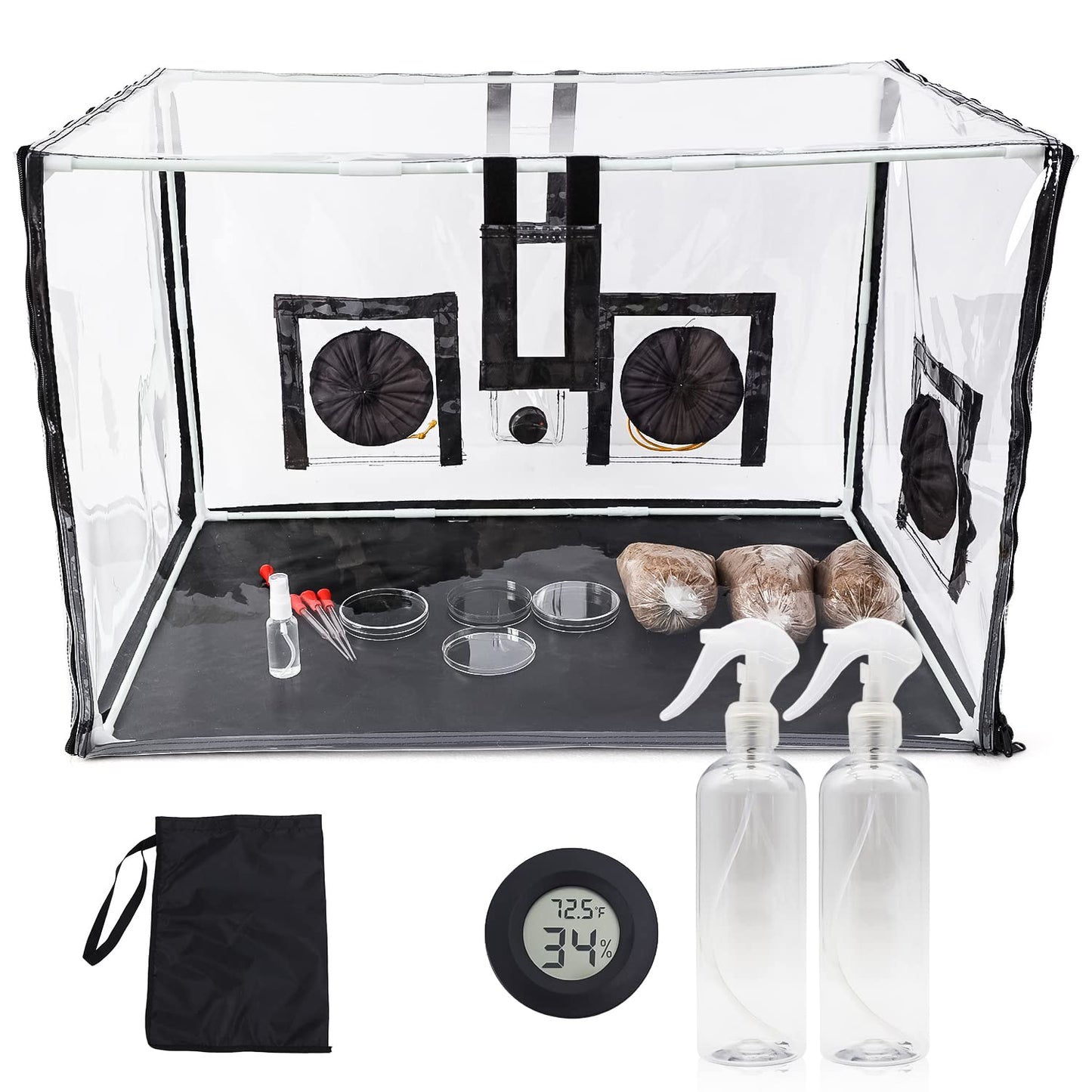 Large Still Air Box for Mushroom Mycology and Propagation