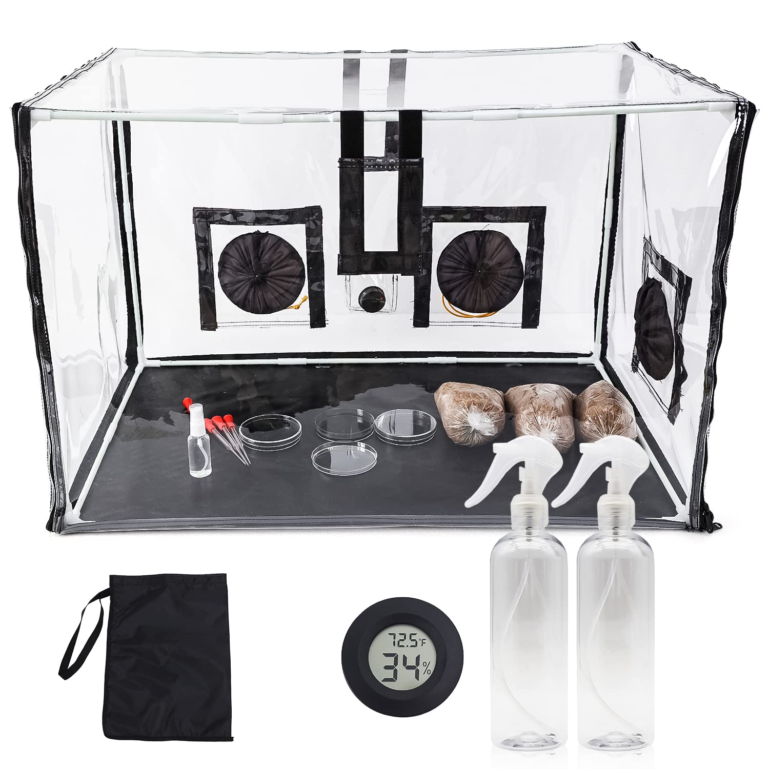 Large Still Air Box for Mushroom Mycology and Propagation