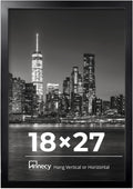 18 x 27 Picture Frame Black - Classic Minimalist Wall Frame