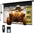 Kayle 120in Motorized Projector Screen 16:9 - Quiet 4K Ready