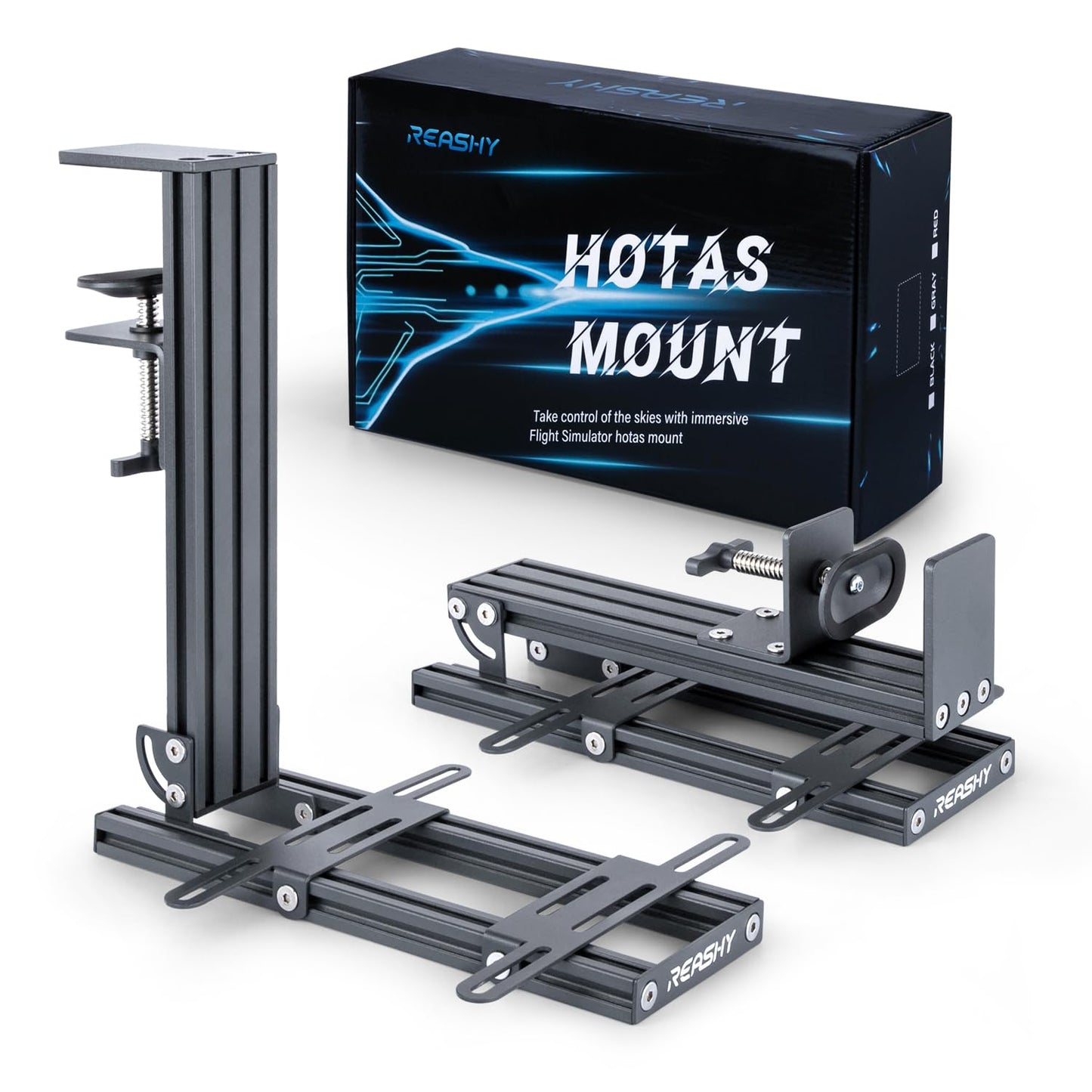 Reashy Hotas Mount for Joystick: Durable Aluminum Flight Stick