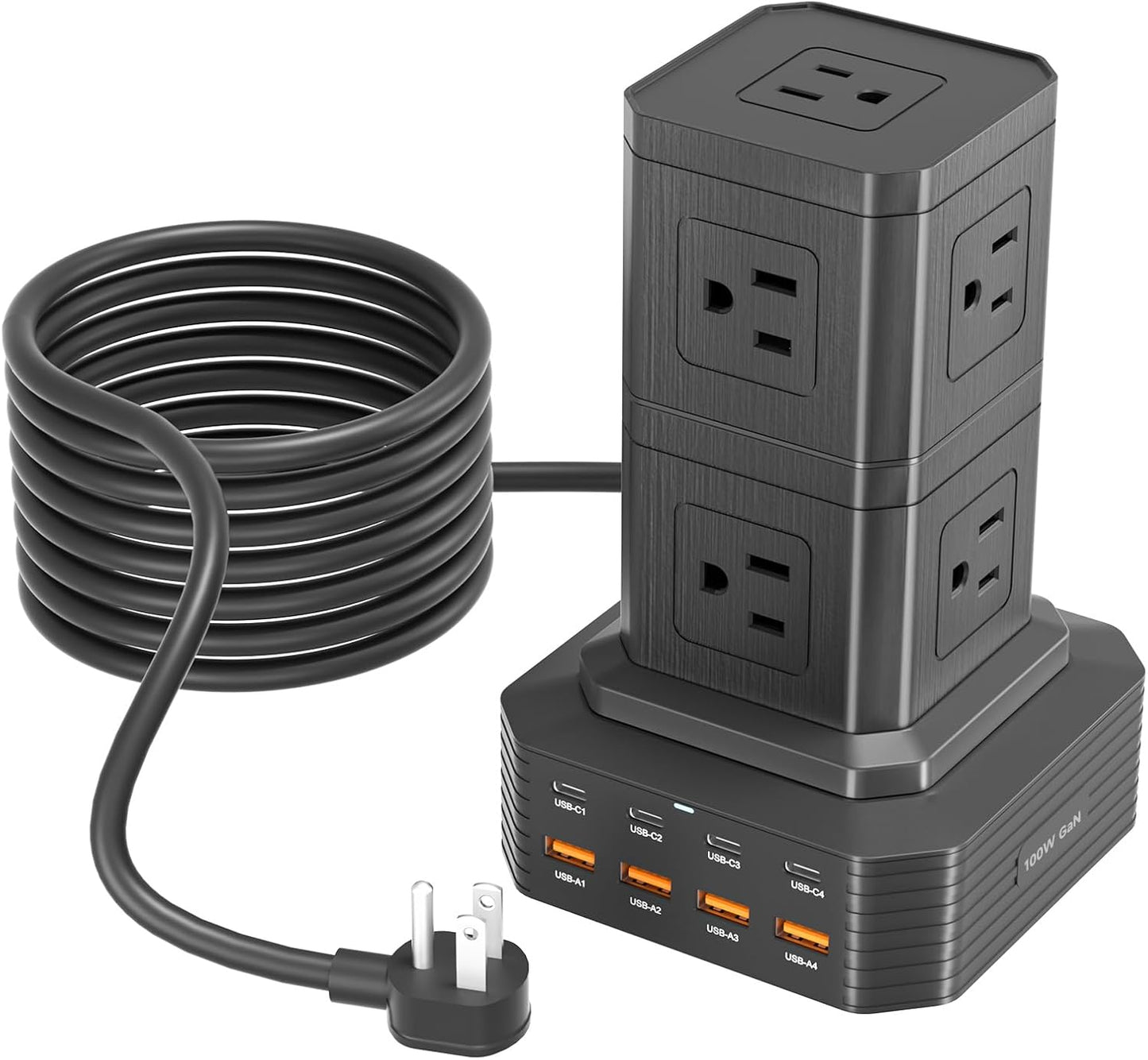 17-in-1 USB C Power Strip with Surge Protection for Home Office