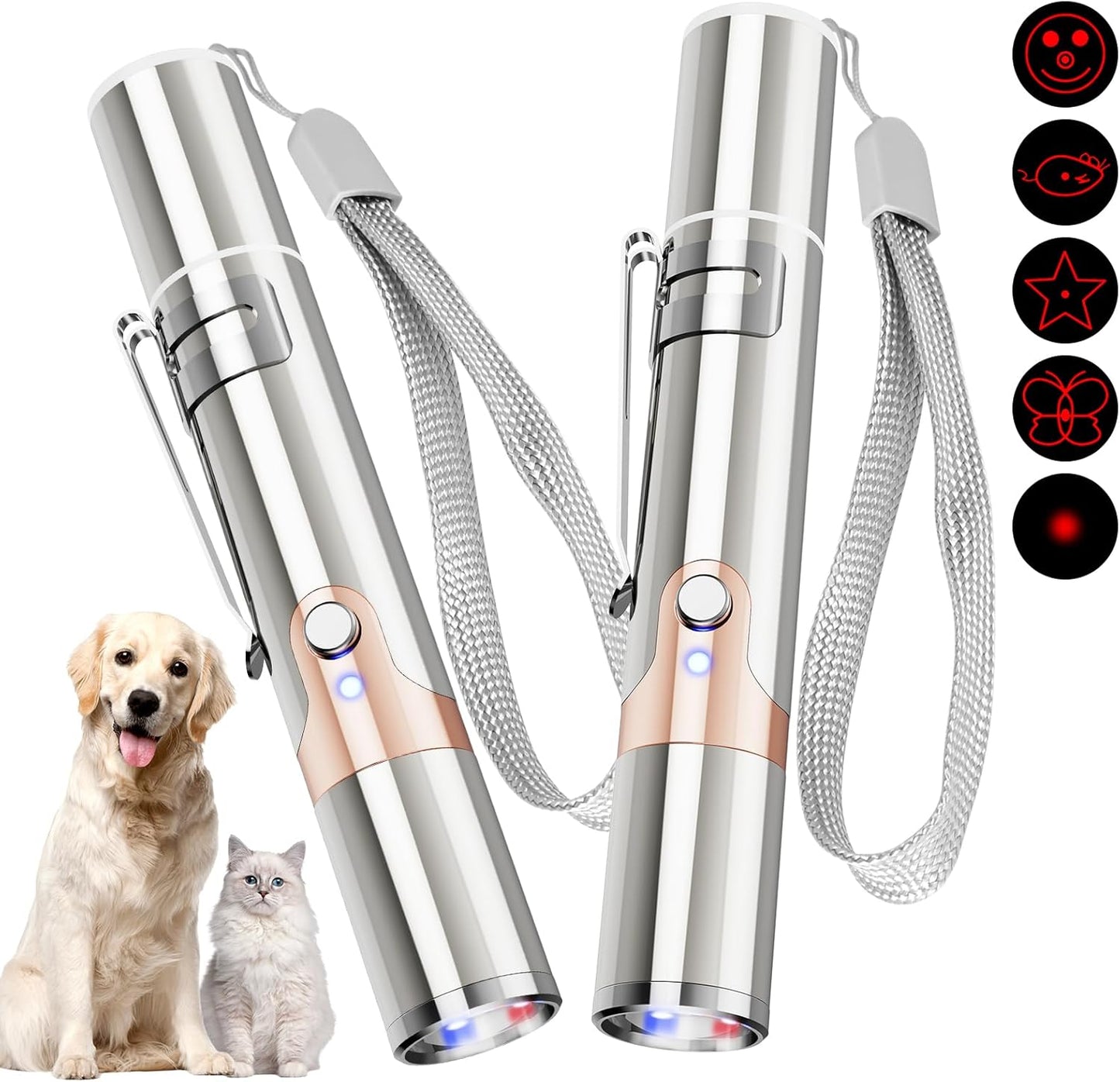 Interactive USB Cat Toy Set, 5 Modes, Long Range - Lzonunl