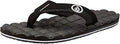 Volcom Men's Recliner Sandal Flip Flop - Cushy, Extra Grippy Footbed