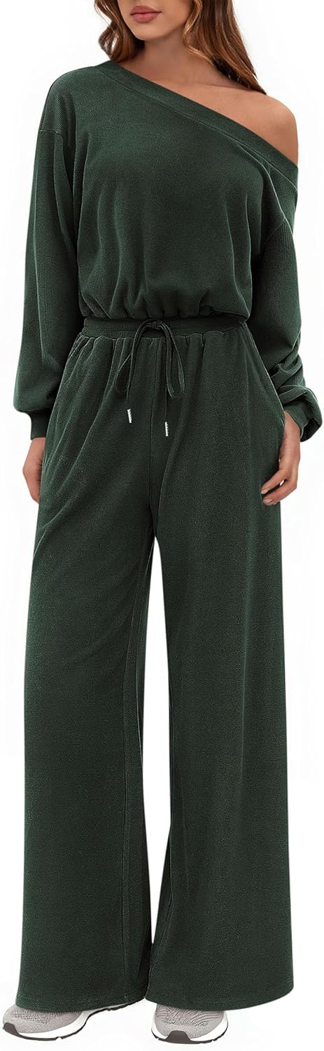 PRETTYGARDEN Long Sleeve Jumpsuit For Women - Stylish Comfort