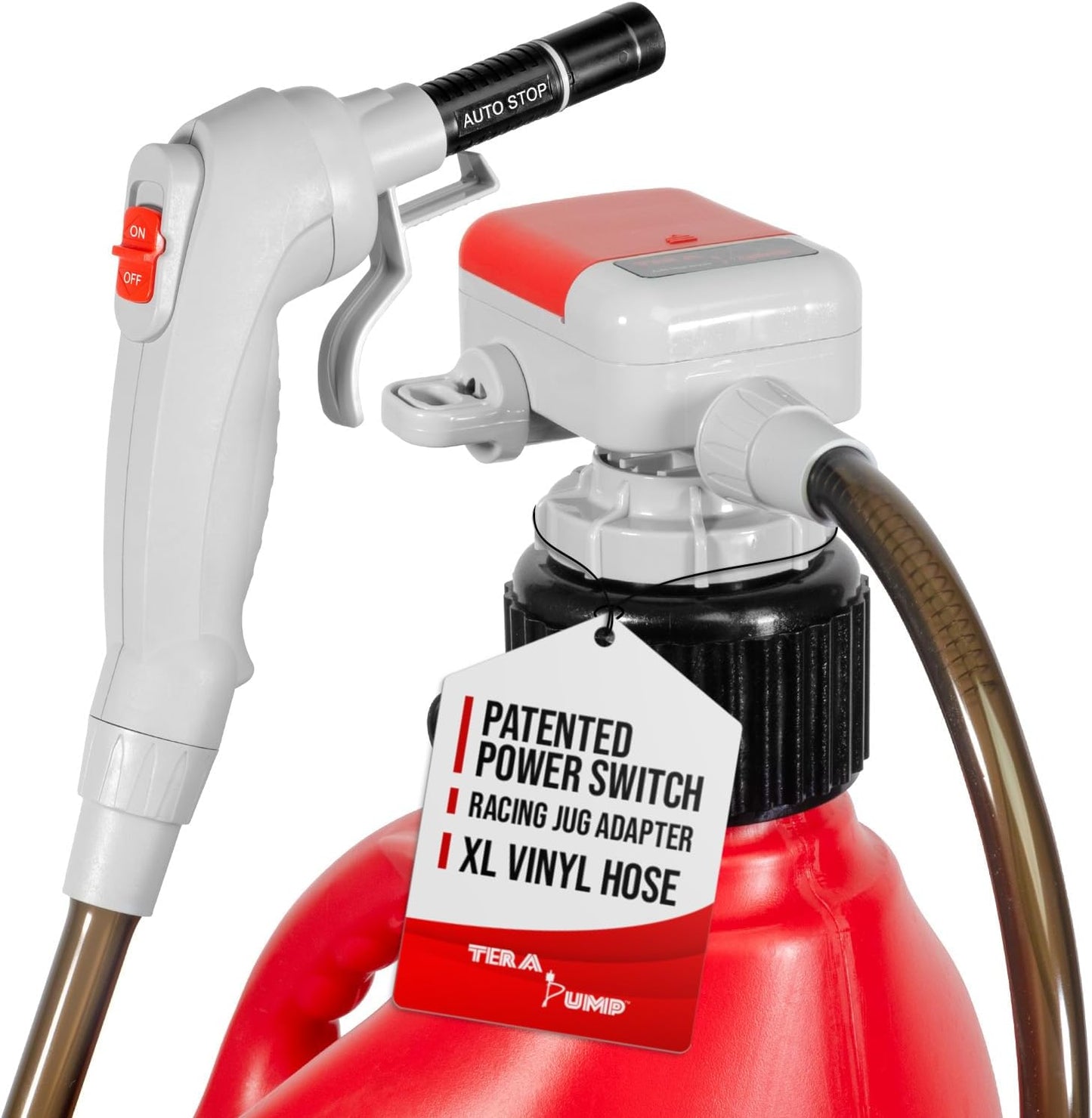 TERA PUMP TRFA03-XL Universal Gas Can Adapter for Easy Fuel Transfer