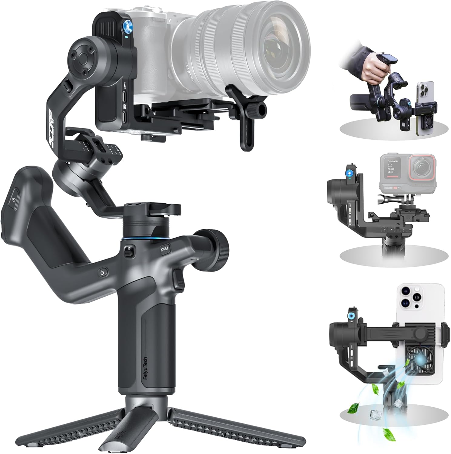 FeiyuTech SCORP Mini 3 Kit Gimbal Stabilizer for Cameras