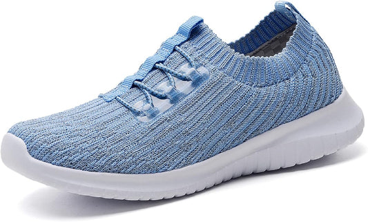 Comfortable Walking Shoes for Women - Slip On Athletic Sneakers