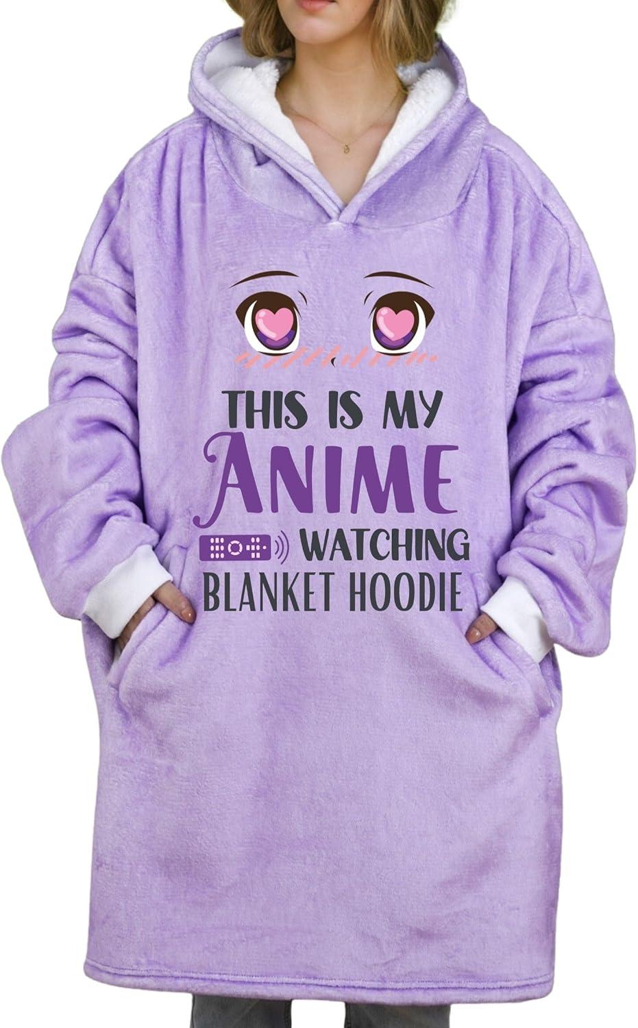 Huglanket: Cozy Anime Hoodie Blanket