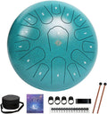 Steel Tongue Rain Drum 12 in 15-Note Handpan Drum - Clear Meditative