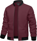 TACVASEN Men's Lightweight Bomber Jacket - Spring to Fall Essential